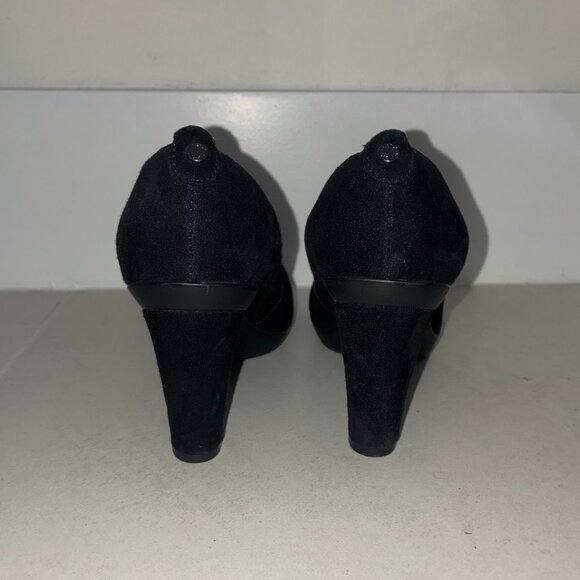 Geox Black Suede Heels - Picture 4 of 4